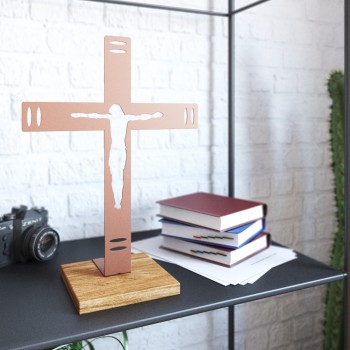 Crucifixo 40cm Mesa